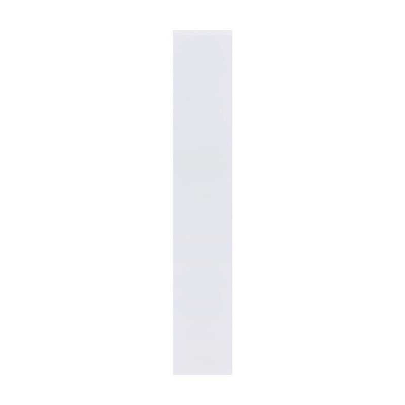 Bibliothèque géométrique rectangulaire à 10 tablettes multiples, Blanc