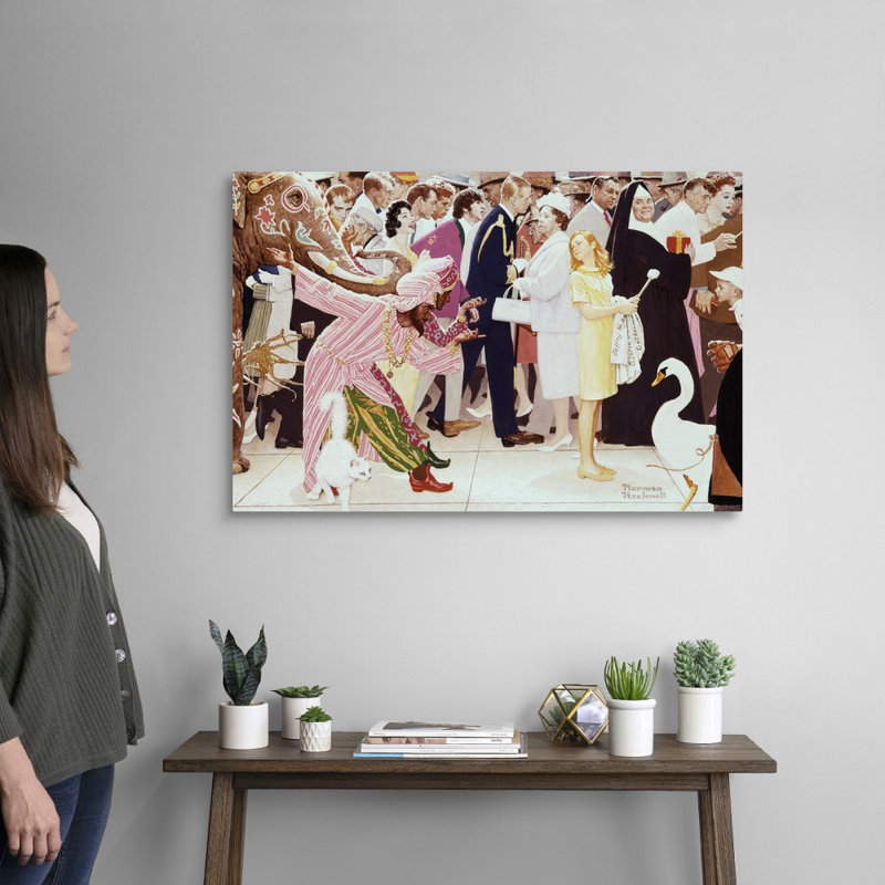 Art mural sur toile The samedi People, Toile tendue, H 24 po x l 36 po x P 1,25 po