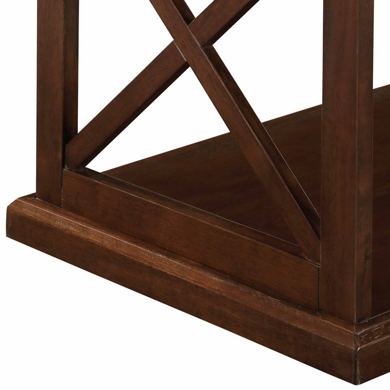 Table basse 47 "avec tablette Arthella, Espresso