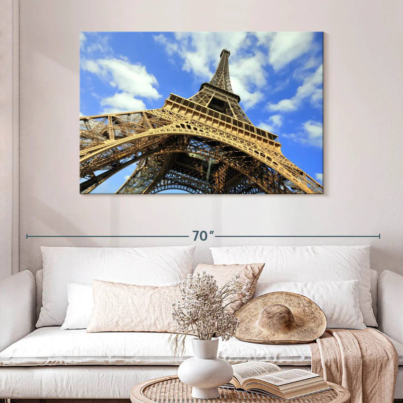 Lilie Towering Eiffel Tower Paris, 32" H x 48" W