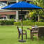 Base de parasol autoportante en résine