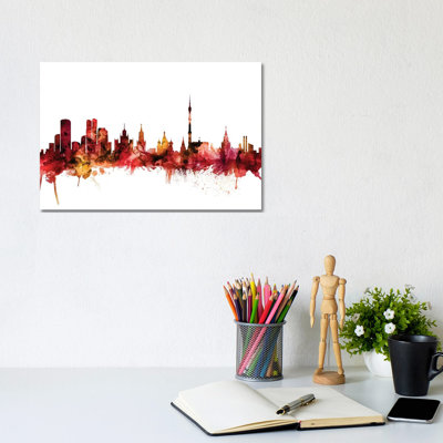 Moscow, Russia Skyline by Michael Tompsett - Wrapped Canvas Gallery-Wrapped Canvas Giclée