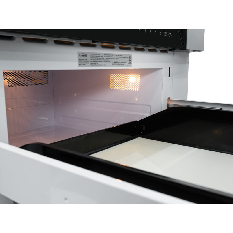 Tiroir à micro-ondes 30 po, 1,2 pi cu Capacité en acier inoxydable (km-MD30-SS)