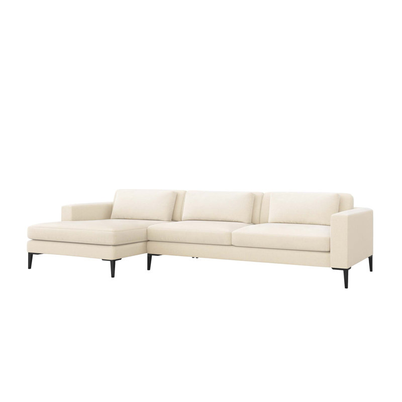 Izzy Upholstered Sectional, Left Hand Facing, Pure, Bronze