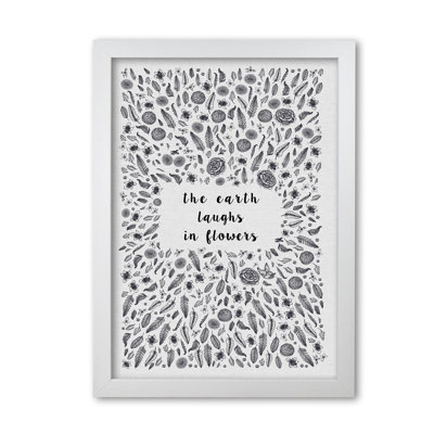 The Earth Laughs In Flowers Shakespeare - Print
