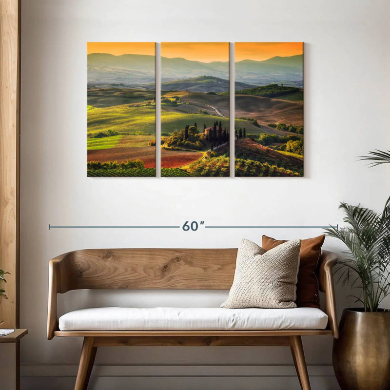Alvord, Toscane à l'aube, H 28 po x l 45 po
