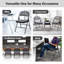 Chaise pliante rembourrée en tissu