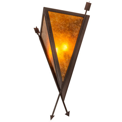 15" Wide Desert Arrow Wall Sconce