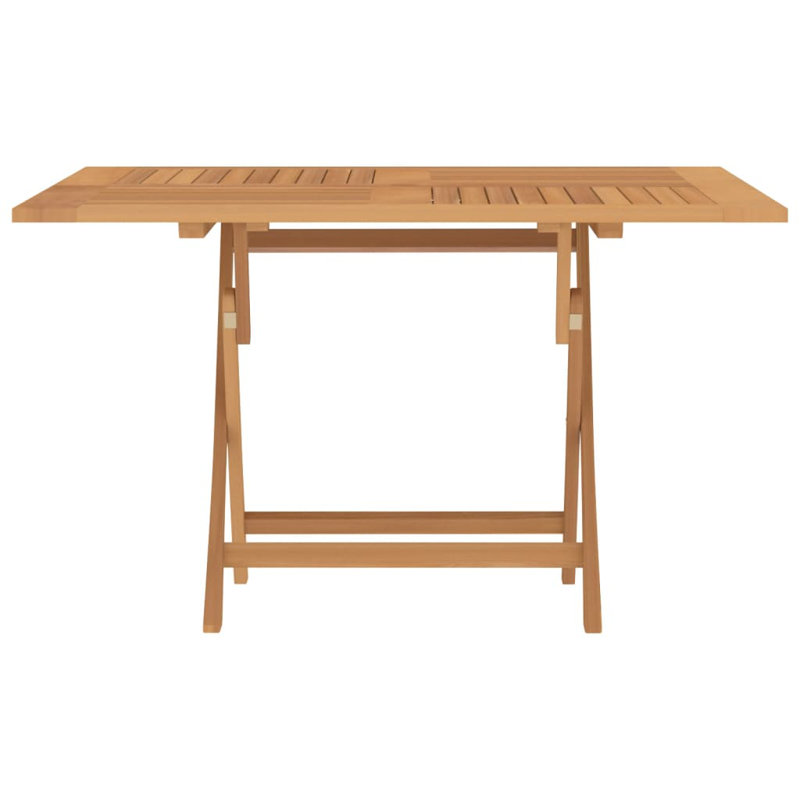  Folding Garden Table 110x110x75 cm Solid Wood Teak
