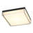 11-inch Black Integrated LED Flush Mount