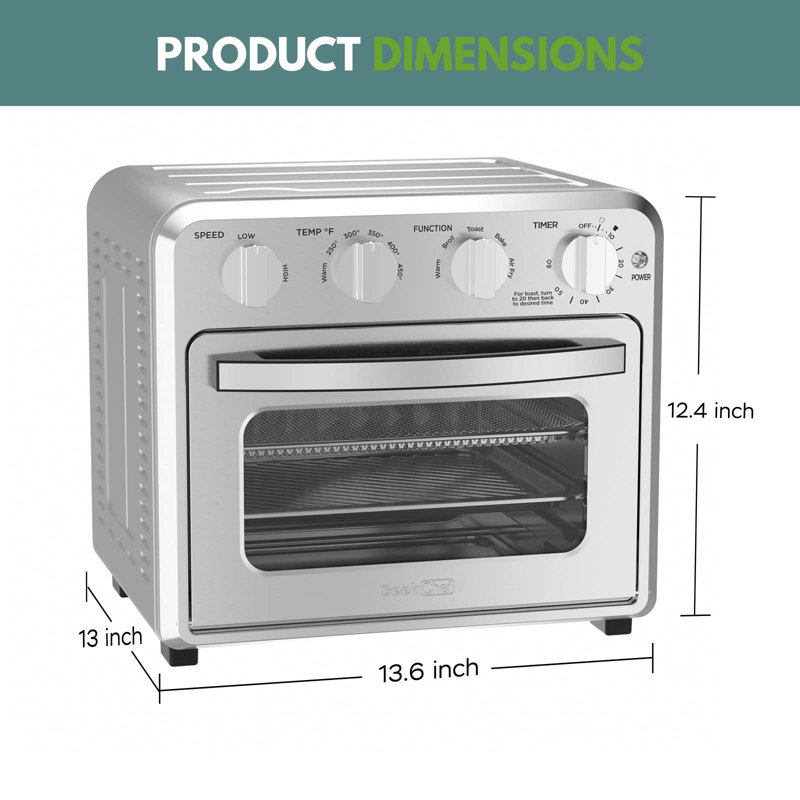 Lifease 16 Qt. Air Fryer Toaster Oven