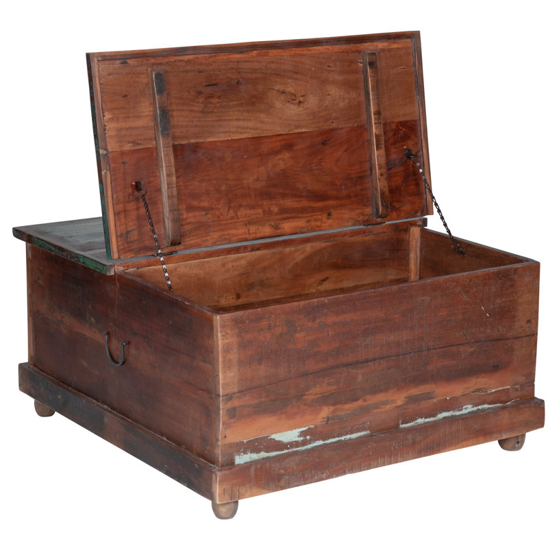 Table basse Finbar, Marron foncé