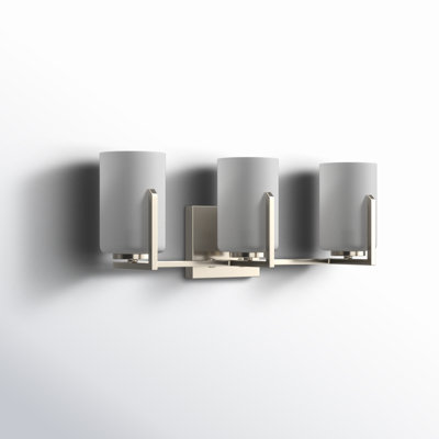 Roni 3 Light Frosted Dimmable Vanity Light