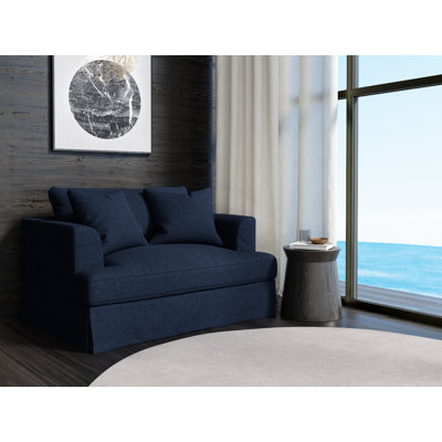 Chaise et demi en polyester Mcneese