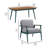 Lawsen 2 - Person Patio Dining Set with Rectangular Table , Cushions Included