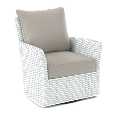 Lanai Upholstered Swivel Armchair