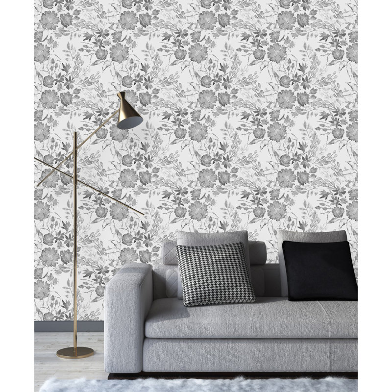 Floral Tile, 2.08' W x 10.42' L