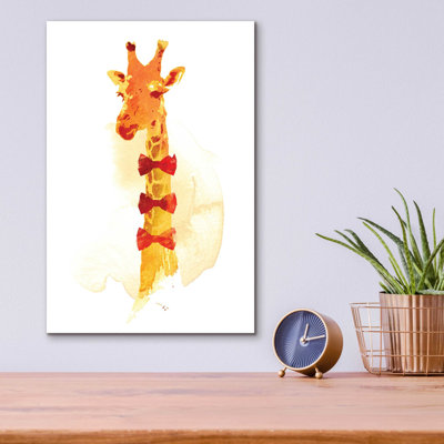 «Elegant Giraffe» par Robert Farkas, art mural en verre acrylique