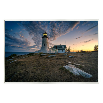 Art mural sur toile flottant, "Phare maritime" par Rick Berk