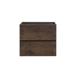 Alice-24W-105,Wall mount cabinet WITHOUT basin,With two drawers