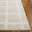 Pine Hand Tufted Wool/Cotton Geometric Area Rug in Sage / Ivory-1745505388