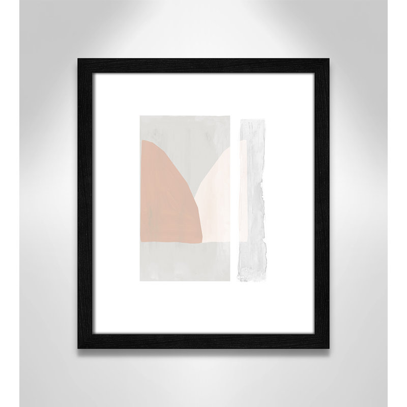 Soft And Light by Tom Reeves, 15" H x 13" W x 0.75" D, Black Wood Framed Paper