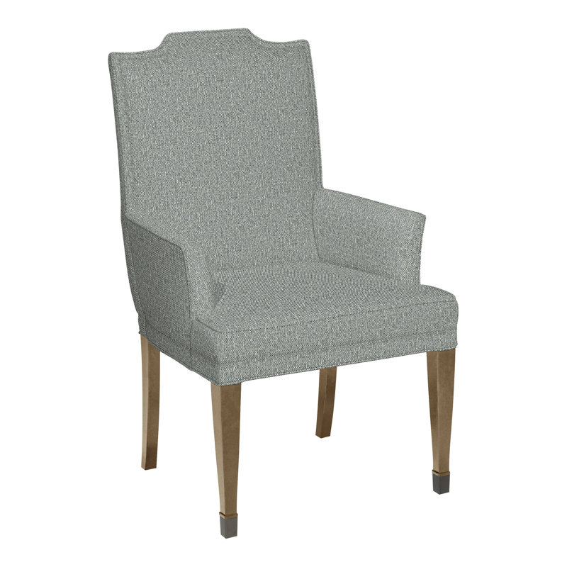 Travis By Michael Weiss Upholstered Arm Chair, Tommy Flax, Hampton, No