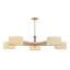 Troy Lighting Mailo 65 inch wide Light Chandelier in Patina Brass-1870986158-1870986154