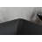 14.38" L -22.25" W -4-3/8 In. H Matte Shell  Glass Rectangular Vessel Bathroom Sink In Black With  Faucet And Pop-Up Drain In Matte Black