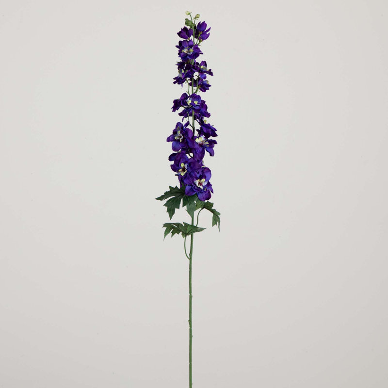 Weatherhill 39in. Artificial Delphinium Flower Stems, Set of 3, Blue