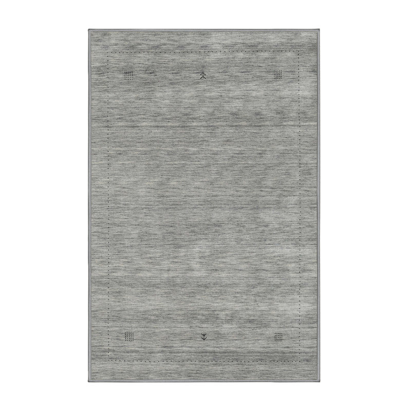 Tapis abstrait gris, Rectangle 5 pi x 7 pi
