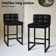 ALFORDSON 2x Bar Stool Padded Seat Thicker Breakfast Counter Dining Chair