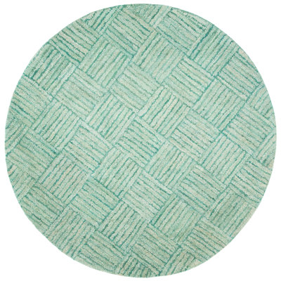 Millia Hand Tufted Performance Geometric Rug