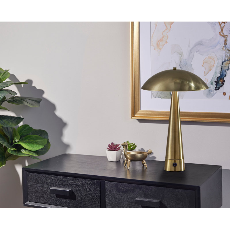 Vortex Table Lamp, Brown, Brown