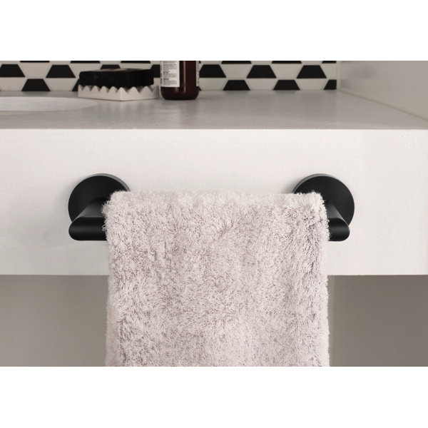 Moen Arlys Bronzed Gold Hand-Towel Bar – Modern Wall Mount For Bathroom Or Kitchen, Y5786BZG, Includes Hardware, Tarnish-Resistant Finish