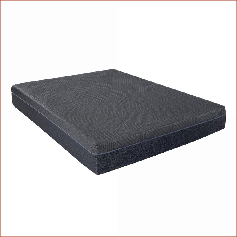 Mattresses, Queen 11-Inch Green Tea Gel-Infused Memory Foam Mattress | Dark Gray | Foam, Queen