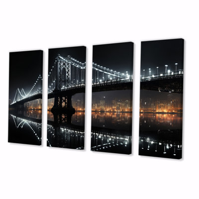 " Black Bridge Of Light " 4 - Pieces