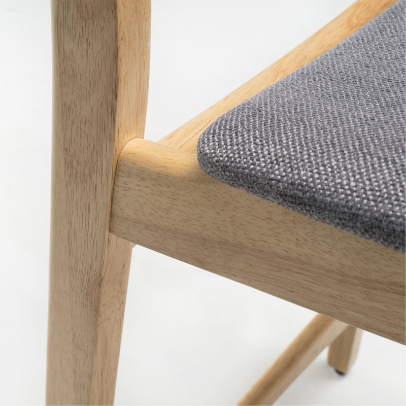 Chaise à hauteur de comptoir, Brun, Gris clair
