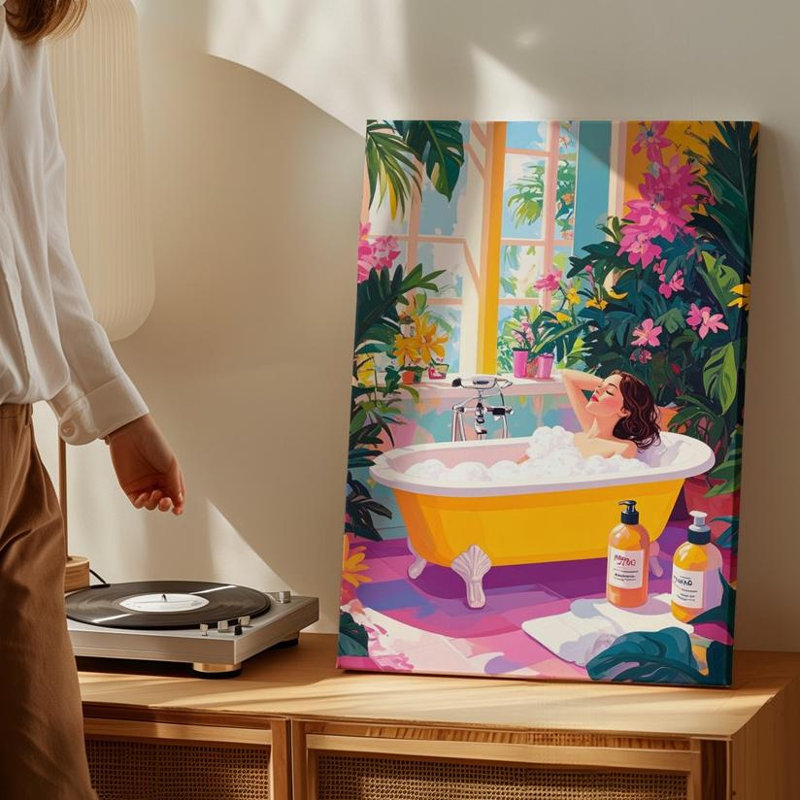 Toile Pop Art, H 11 po x l 14 po