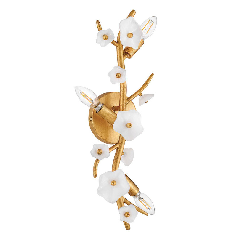 Azalea 3 - Light Candle Wall Light