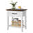 Nightstands Set of 2, End Table with Drawer, Side Table for Spaces, 2 Tiers Storage Shelves with Dresser, Bedside Table for Living Room, Bedroom, Dorm (2pcs)-1610280526