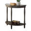 Table d'appoint antique avec tablette inférieure