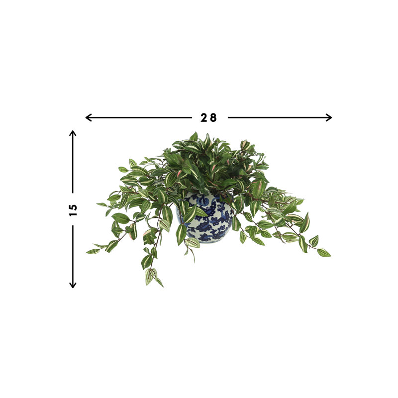 Plante à feuillage artificiel 8 po Ricka