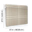 Papier peint imitation lin taupe Country Club-1823688857