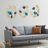 Wall Art Decorations Wall-Mounted Leaves Wall Decor on Metal