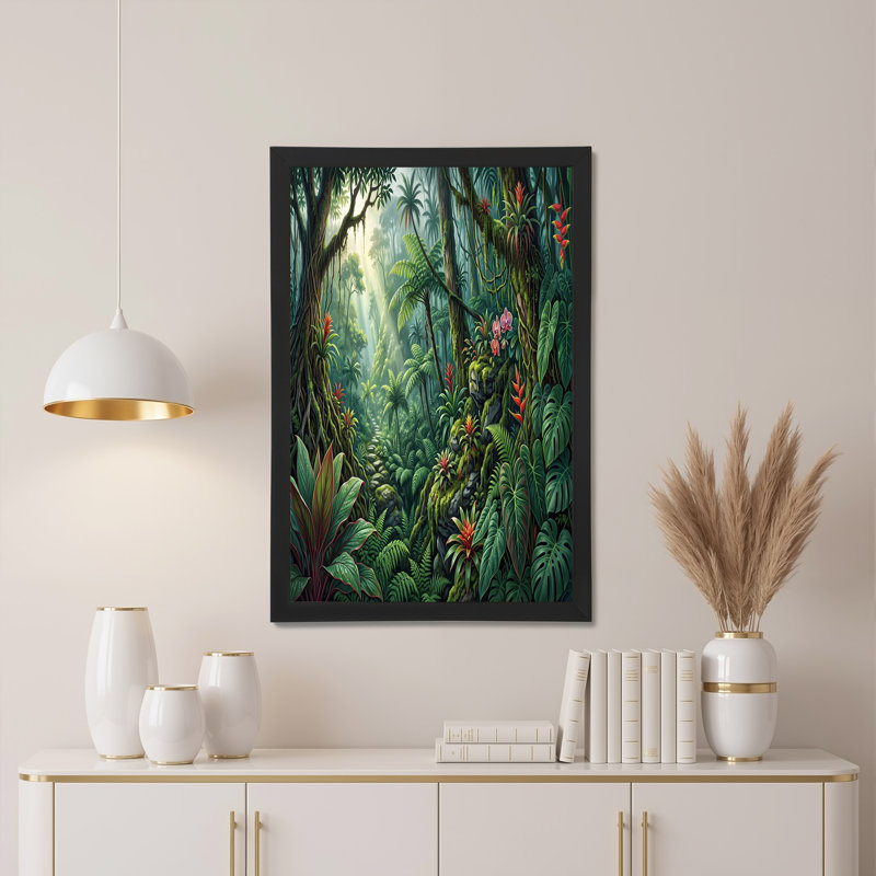 Art mural sur toile Lush, H 16 po x l 24 po
