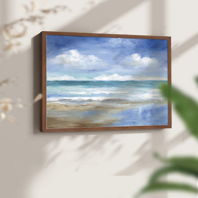 Washy Coast II -Framed Print - Restickable