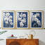 FLORAL Series CLxxxi - impression encadrée sur mesure de qualité supérieure - 3 pièces-1879935942-1879935938