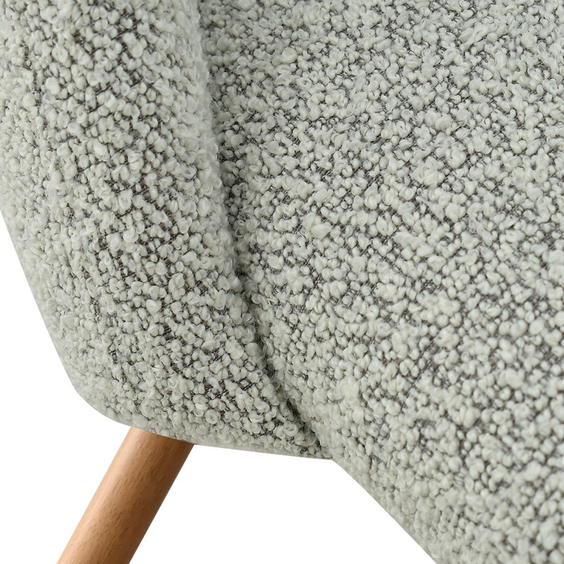 Chaise d'appoint Caetano, Gris