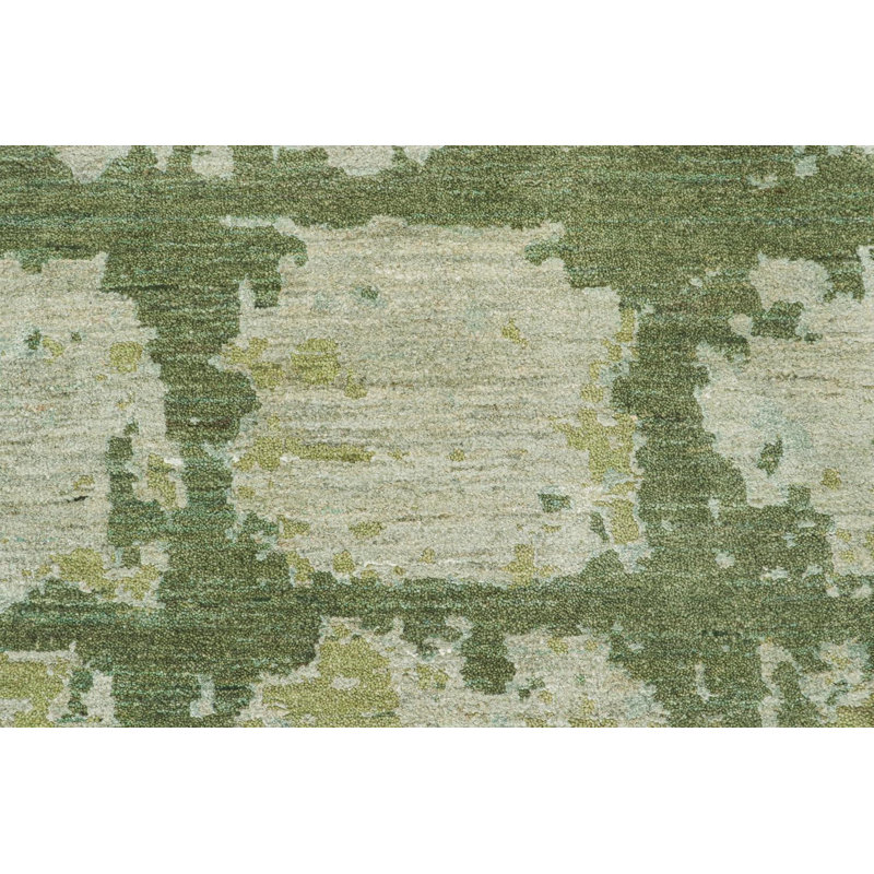 Handmade Silk and Wool Area Rug